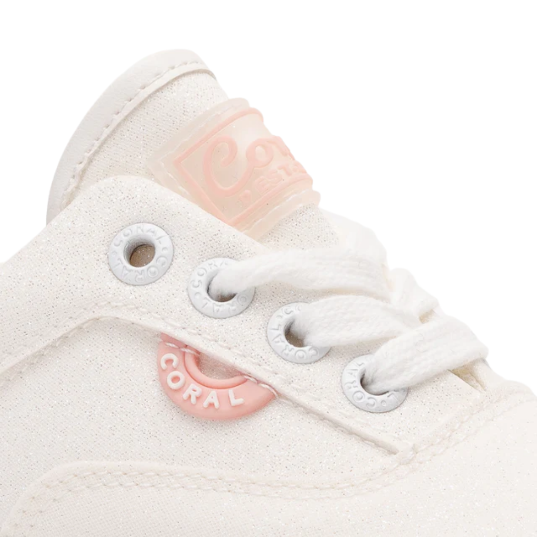 713611 NIÑA CORAL WHITE GLITTER JELLIE - Imagen 4